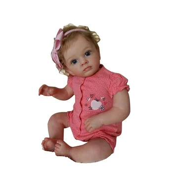 58Cm Renăscut Copilul Tutti Fetita Papusa Moale Jucărie de Pluș Pânză Natural Corpul Vopsea Cu Geneza Vopsea de Artă Papusa