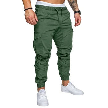 Hip Brand de Oameni Hop Harem 2023 Masculin Pantaloni de Mens Joggeri Solid Multi-buzunar de Pantaloni de Trening M-4XL