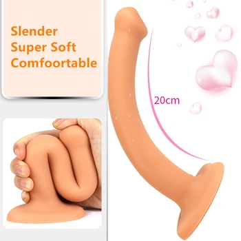20cm Silicon Moale Anal Dildo Butt Plug Erotic Adult Jucărie Sexuală Pentru Femei Barbati Anus Dilatator Mare Anal Plug Masturbez Intim Bunuri
